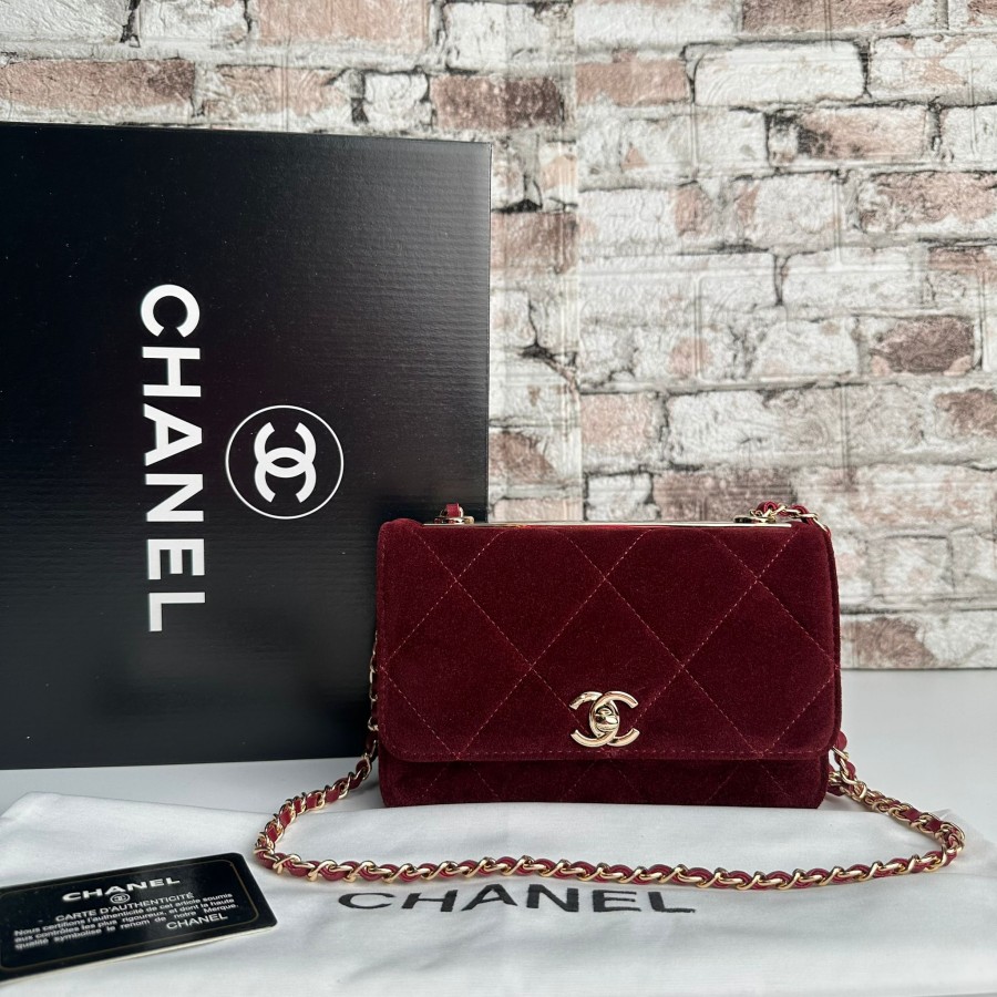 CHNL TRENDY CC WOC SÜET BORDO