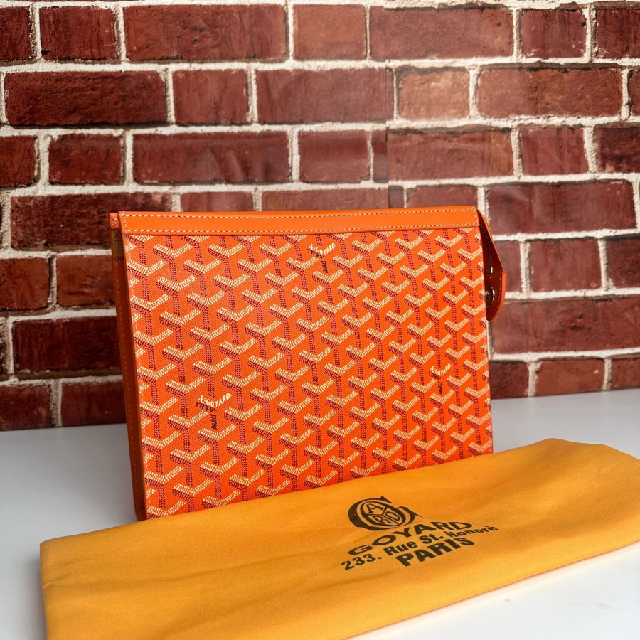GOYARD POCHETTE CLUCTH ORANJ