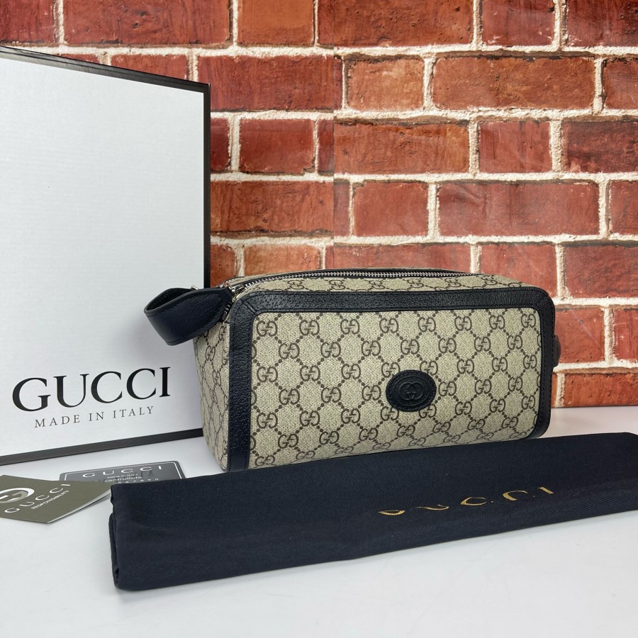 GUCCİ TOİLETRY CASE İNTERLOCKİNG CLASSİC