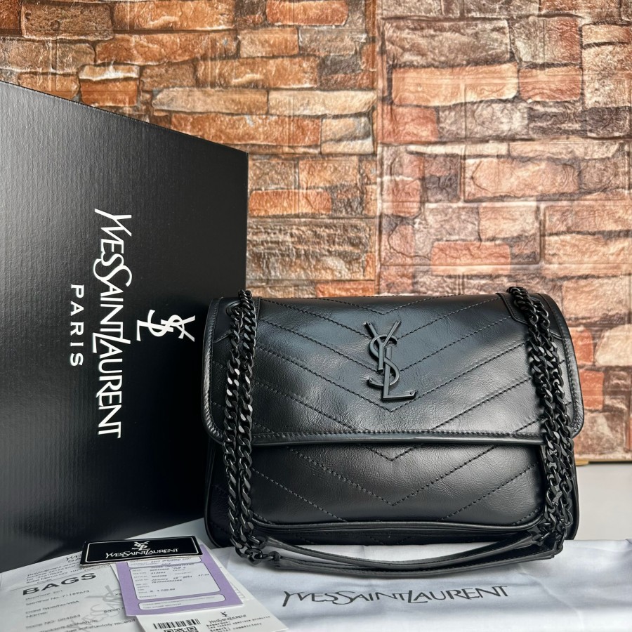 YVES SAİNT LAURENT NİKİ MEDİUM İN VİNTAGE BLACK